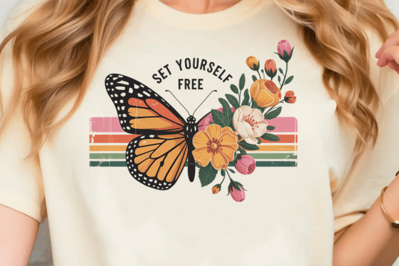 Butterfly PNG Sublimation Design for Creative Projects