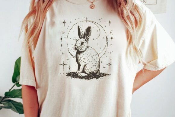 Celestial Rabbit Moon Stars Design PNG: A Guide for Creatives