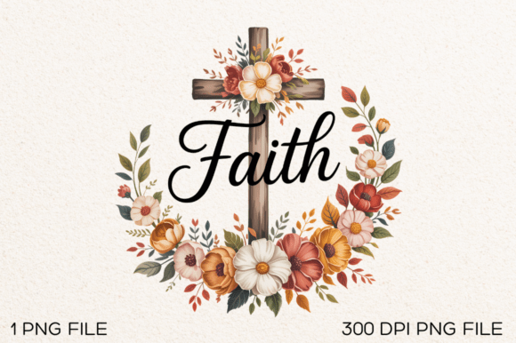 Elevate Your Creative Projects with Faith Sublimation PNG Design
