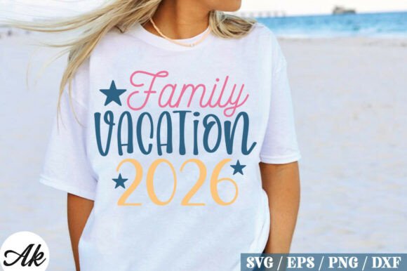 Family Vacation 2026 SVG Design: Your Summer Creative Asset