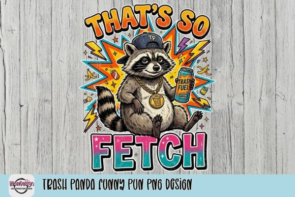 Trash Panda Funny Pun PNG Design: A Visual Asset for Creative Projects