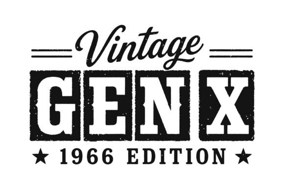 Vintage Gen X 1966 Edition Design: A Timeless Asset